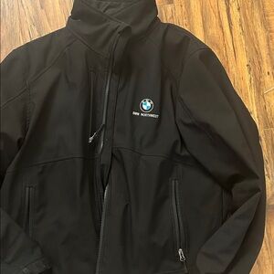 Men's Black Jacket, company name on it